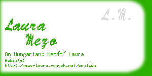 laura mezo business card